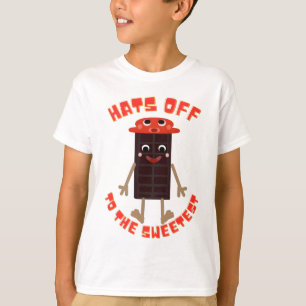 Süßer Choco-Bar-Kumpel: Kawaii-Schokoriegel T-Shirt