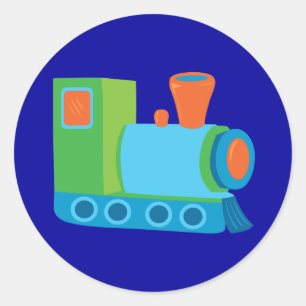Süßer Choo Choo Zug Runder Aufkleber