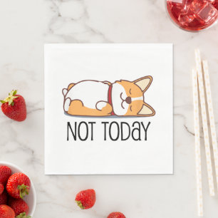 Süßer Corgi Geschenk Lustiger Hundeliebhaber Nicht Serviette