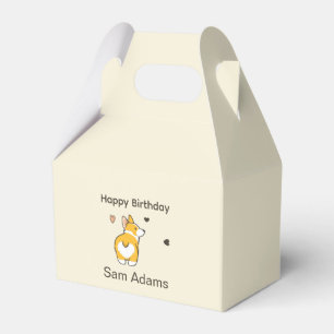 Süßer Corgi herzlichen Glückwunsch zum Geburtstag Geschenkschachtel
