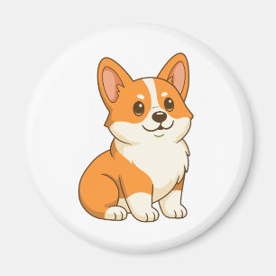 Süßer Corgi-Hund Magnet