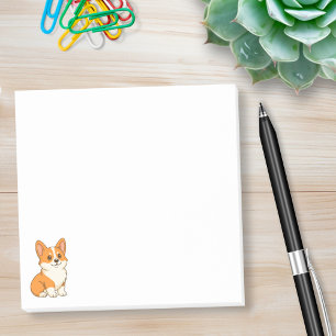 Süßer Corgi-Hund Post-it Klebezettel