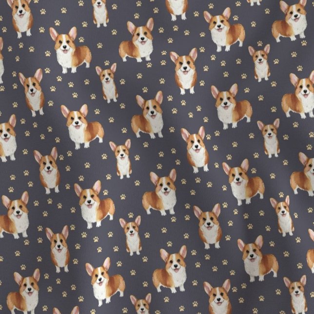 Süßer Corgi-Hund Stoff (Von Creator hochgeladen)
