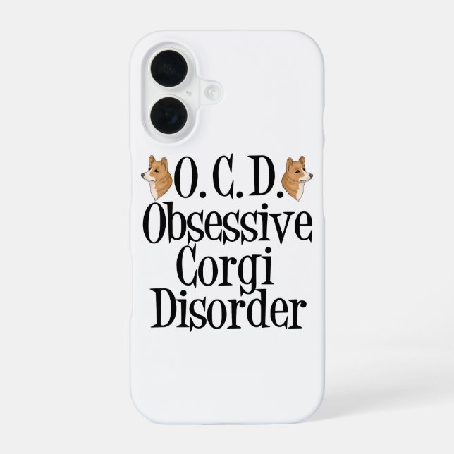 Süßer Corgi iPhone 16 Hülle (Rückseite)