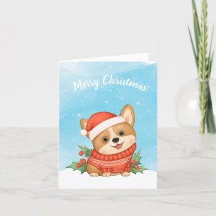 Süßer Corgi Weihnachten