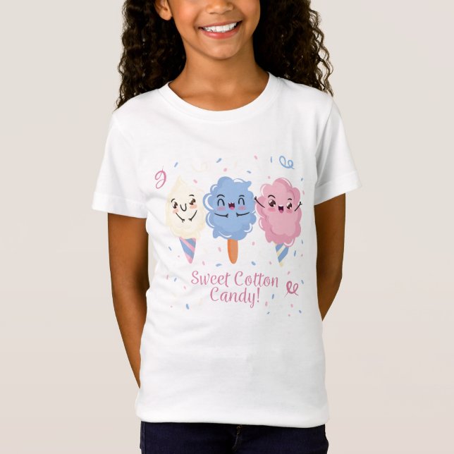Süßer Cotton Candy Kid's T - Shirt (Vorderseite)
