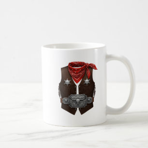 Süßer Cowboy Western Cowboy Outfit Männer  Kaffeetasse