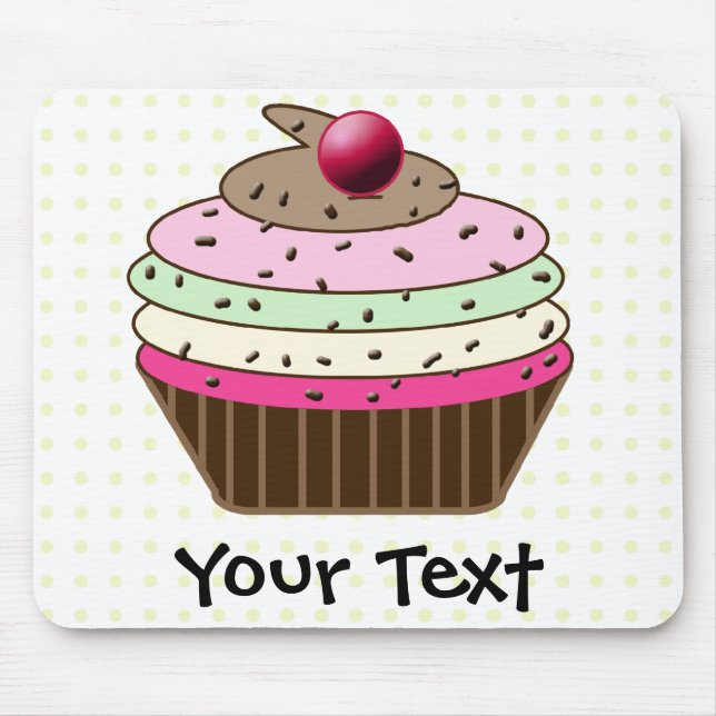 Süßer Cupcake Mousepad (Vorne)