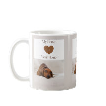 Süßer Dachshund Mein Zuhause ist dein Zuhause Hund