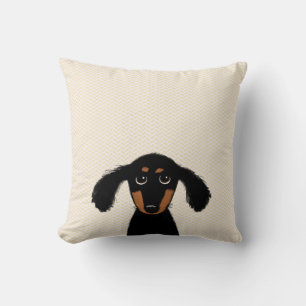 Süßer Dachshund Wiener Dog Weiner Dog Welpe Kissen