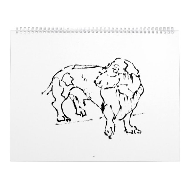 Süßer Dachshund Wursthund – 2027 Kalender (Titelbild)