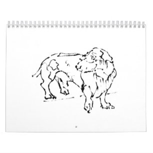 Süßer Dachshund Wursthund – 2027 Kalender
