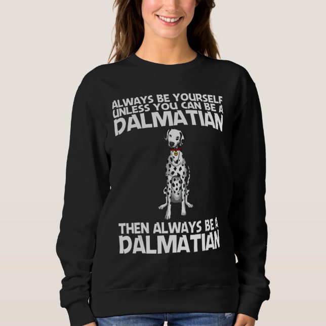 Süßer Dalmatiner für Männer Frauen Haustier Hund D Sweatshirt (Vorderseite)