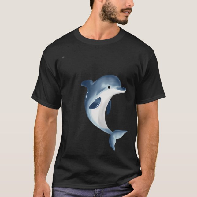 Süßer Delfin T-Shirt (Vorderseite)