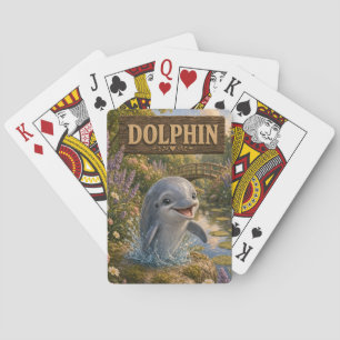 Süßer Delphin-Baby-Geschichtenbuch-Nursery-Tier Spielkarten