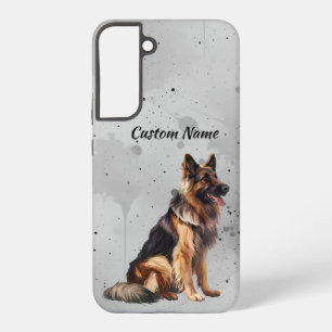 Süßer Deutscher Schäferhund Hund Haustier Benutzer Samsung Galaxy Hülle