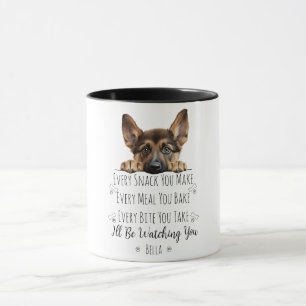 Süßer Deutscher Schäferhund Lustig Maßgeschneidert Tasse