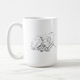 Süßer Deutscher Schäferhund Personalisierter Kaffe Kaffeetasse