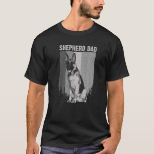 Süßer deutscher Schäferhund-Vater für Männer Vater T-Shirt