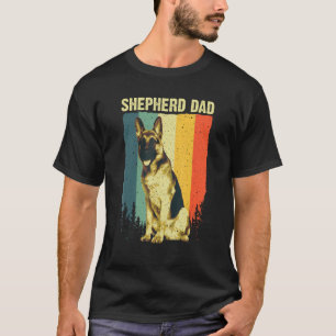 Süßer deutscher Schäferhund-Vater für Männer Vater T-Shirt