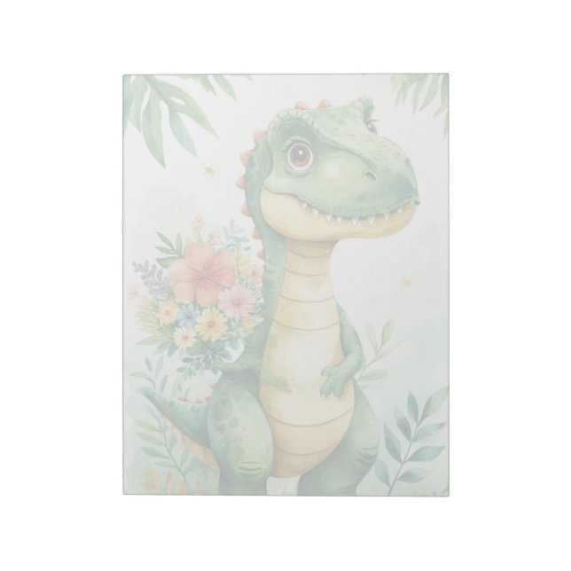 Süßer Dino-Notizblock Notizblock (Rotiert)
