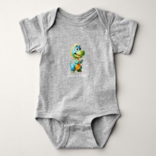 Süßer Dinosaurier Baby Body Strampler