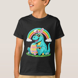 Süßer Dinosaurier Hase Ei Glücklicher Ostrawr T Re T-Shirt