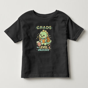 Süßer Dinosaurier Kindergarten-Niveau freigeschalt Kleinkind T-shirt