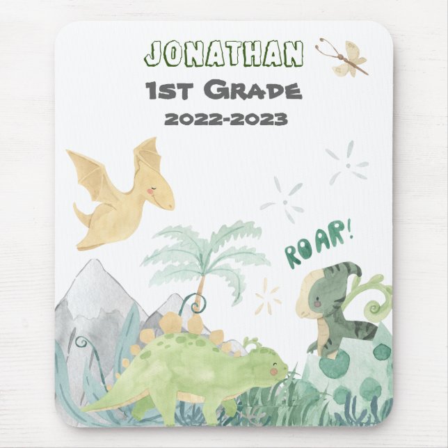 Süßer Dinosaurier Mousepad (Vorne)