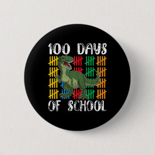 Süßer Dinosaurier-Schüler-Jungen-Kinder-Geschenk 1 Button