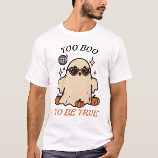 Süßer Disco-Geist Halloween T-Shirt
