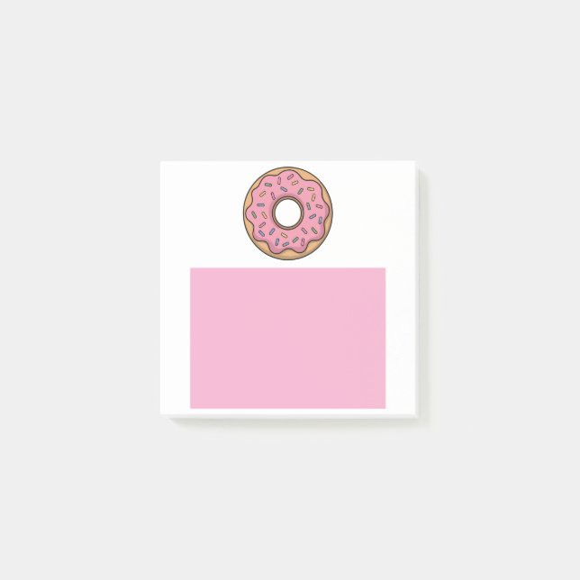 Süßer Donut | Kinder Post-it Klebezettel (Vorderseite)