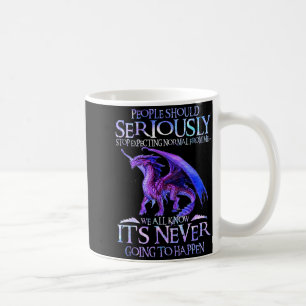 Süßer Drache Ernsthafter Drache Für Frauen Und Mäd Kaffeetasse
