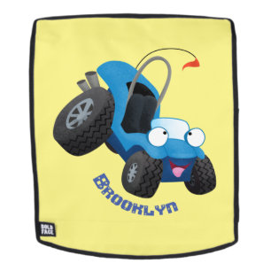 Süßer Dune-Buggy-Geländewagen-Cartoon Rucksack