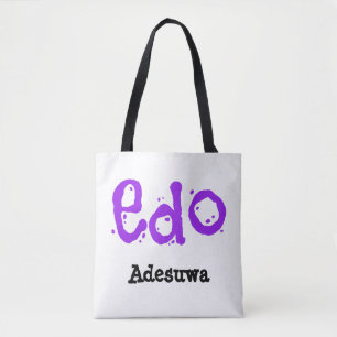 Süßer Edo-Stammesangehöriger Tasche