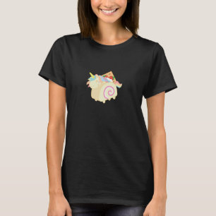 Süßer Einhorn-Schweizer-Rollkuchen T-Shirt