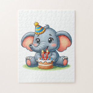 Süßer Elefant 11. Geburtstag