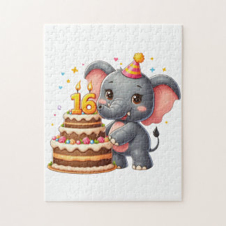 Süßer Elefant 16. Geburtstag