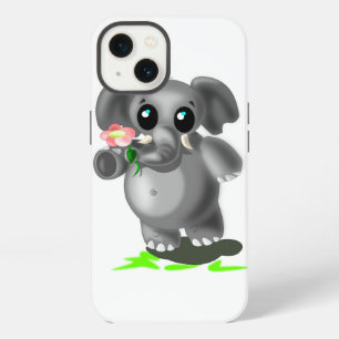 Süßer Elefant mit Blumen iPhone-Hülle iPhone Hülle