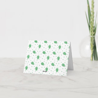 Süßer Elefant mit Geschenk Dankeskarte