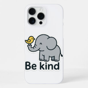 Süßer Elefant & Vogel Aufkleber  iPhone 16 Pro Max Hülle