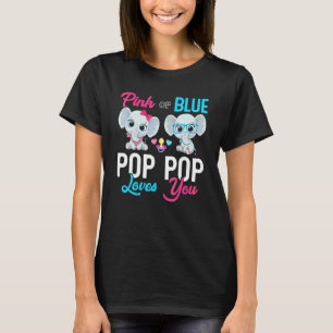 Süßer Elefant-Wächter des Geschlechts Pop Pop Lieb T-Shirt