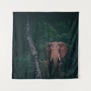 SÜSSER ELEFANT WANDTEPPICH