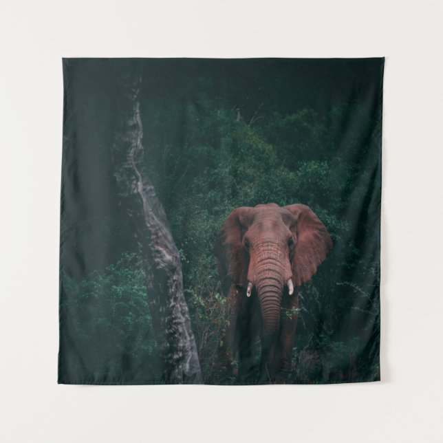SÜSSER ELEFANT WANDTEPPICH (Vorderseite)