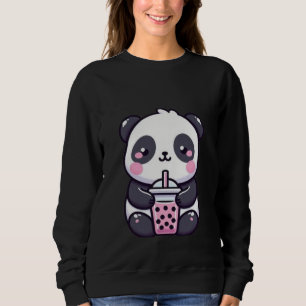 Süßer entspannter Panda Cartoon – Bezaubernder Kaw Sweatshirt