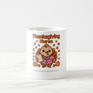 Süßer Erntedank-Nurse-Puter-Kaffeebecher Kaffeetasse