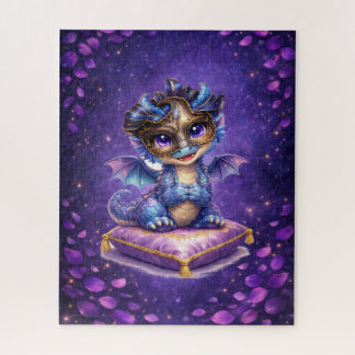 Süßer Fantasy-Drache-Puzzle