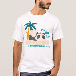Süßer fauler Panda T-Shirt