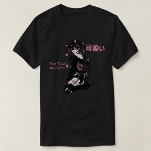Süßer Femboy Catboy Anime Cute Pastel T-Shirt