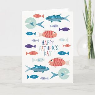 Süßer Fisch Frohen Vatertag Karte
